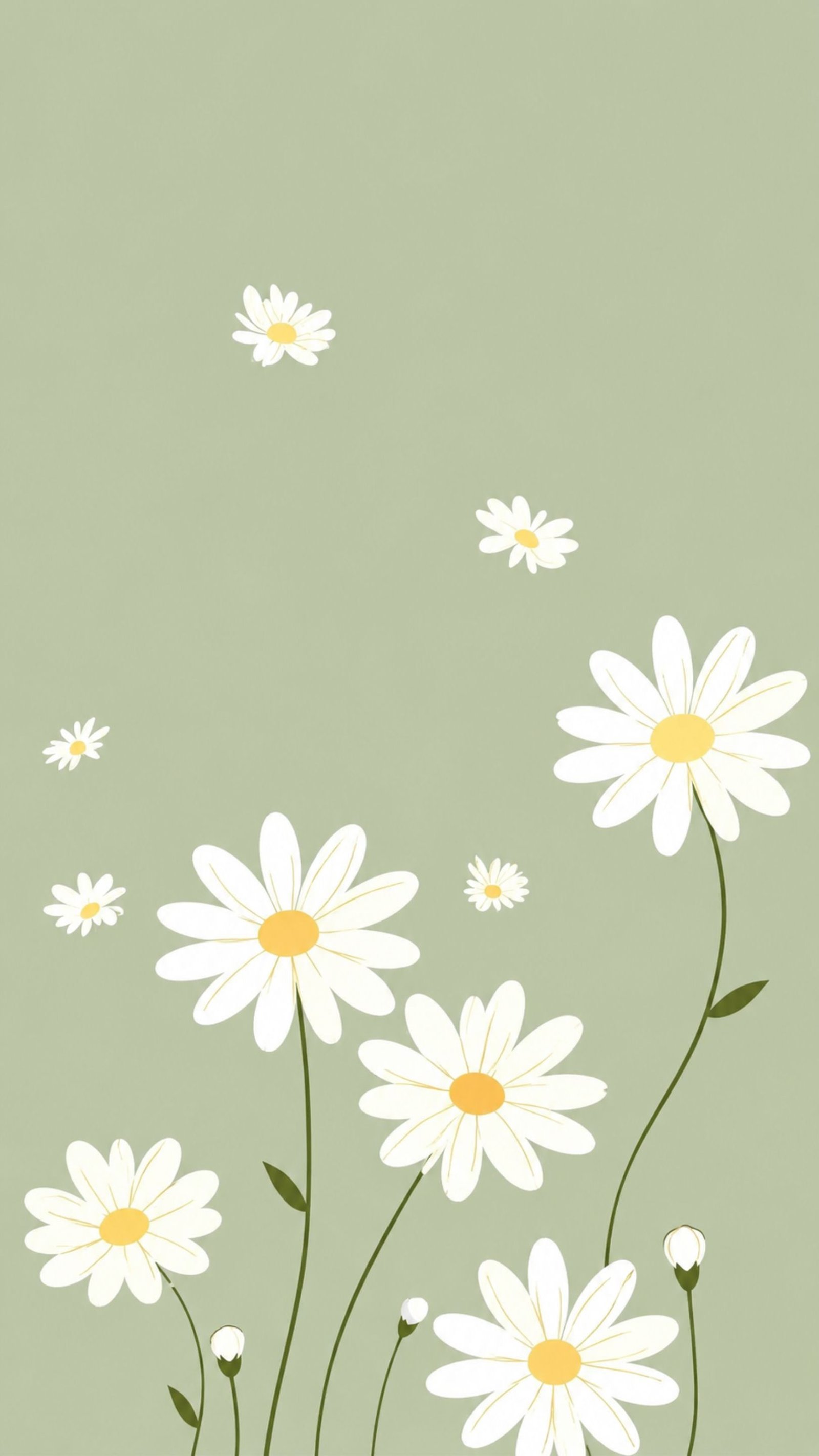 🌼 Daisy Bloom Aesthetic 4K Wallpaper